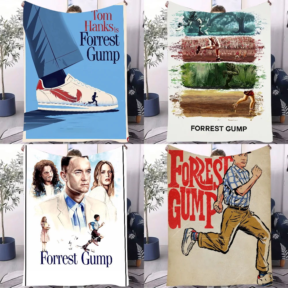 

Classic Movie F-Forrest Gump Blanket Design Lightweight For Dorms, Naps, Living Room, Office,Sofa,All-Season