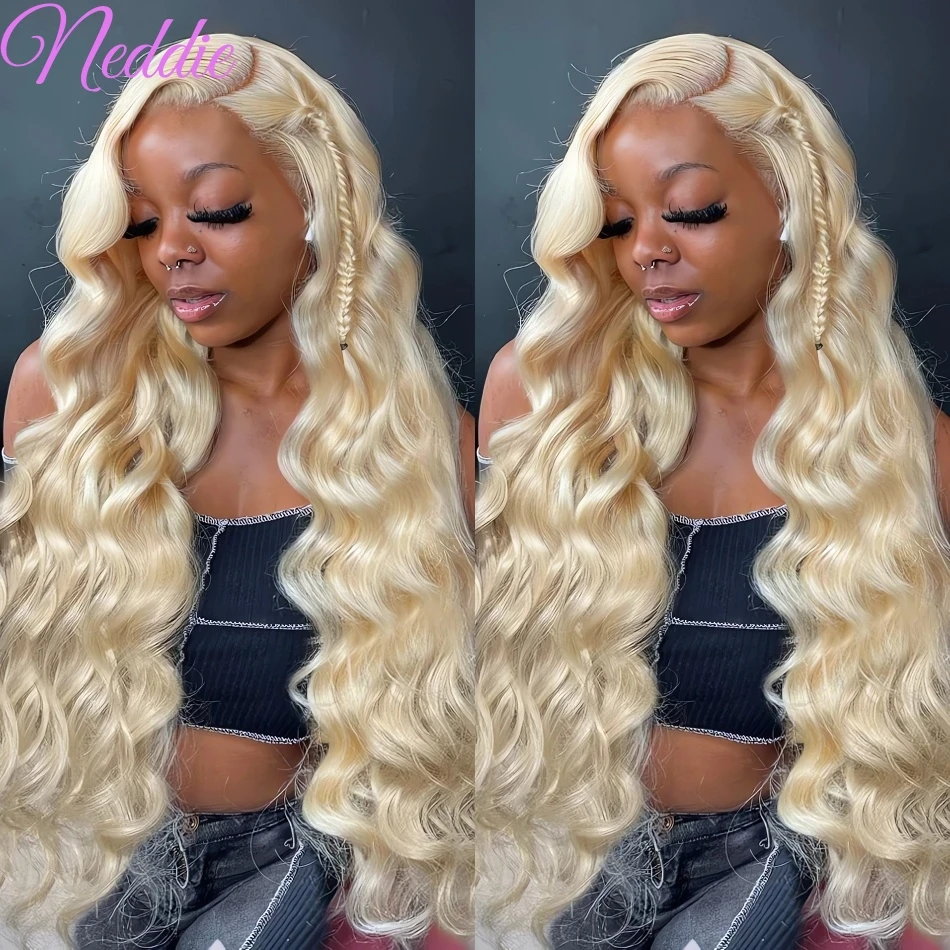 Body Wave Human Hair Wigs 613 HD Lace Frontal Wig 13x6 13x4 30 Inch PrePlucked Brazilian Lace Front Wigs Transparent For Women