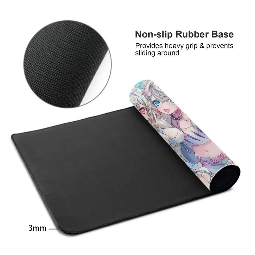 Cute Fuwamoco Mouse Pad Keyboard Mousepad large 600X300 mm Desk Mat PC Gaming High definition printing Table pad