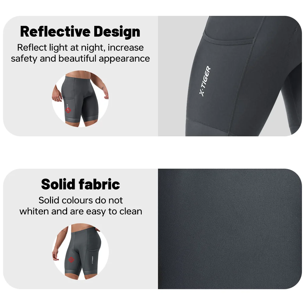 X-TIGER الدراجات الملابس الداخلية السراويل 5D جل وسادة تنفس المضادة للانزلاق الدراجات السراويل الجبلية الدراجات الملابس الداخلية الدراجات الترفيه السراويل #5