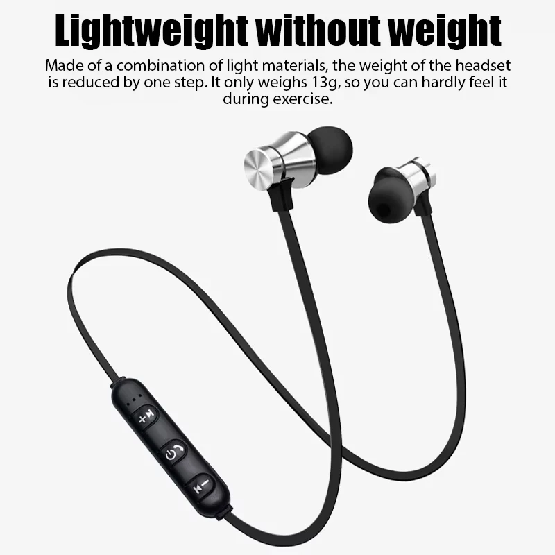 Xiaomi Bluetooth Wireless Earphone Sports Headset Waterproof Earbuds Neckband Magnetic Headphone With Mic iOS For Samrtphones