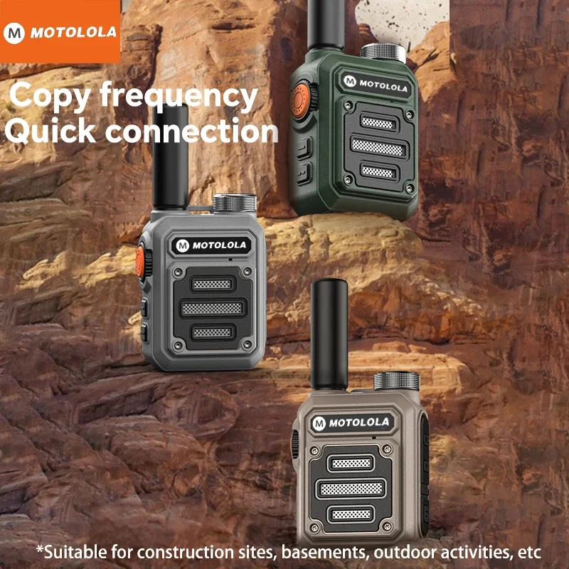 Motolola Mini Walkie Talkie 2 Pack Long Range Portable Two-Way Radio COD Available