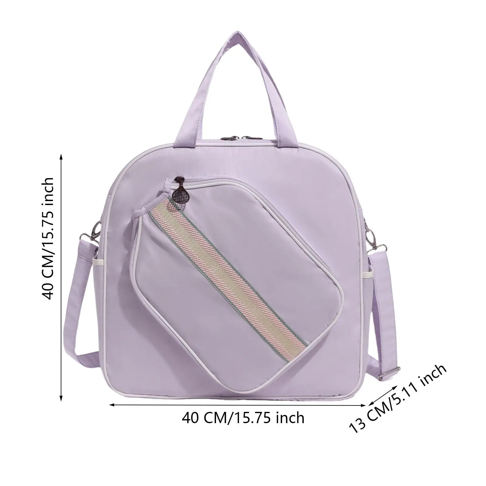 

Tennis Bag Tennis Racket Bag Outdoor Sport Bag Adjustable Shoulder Strap Large