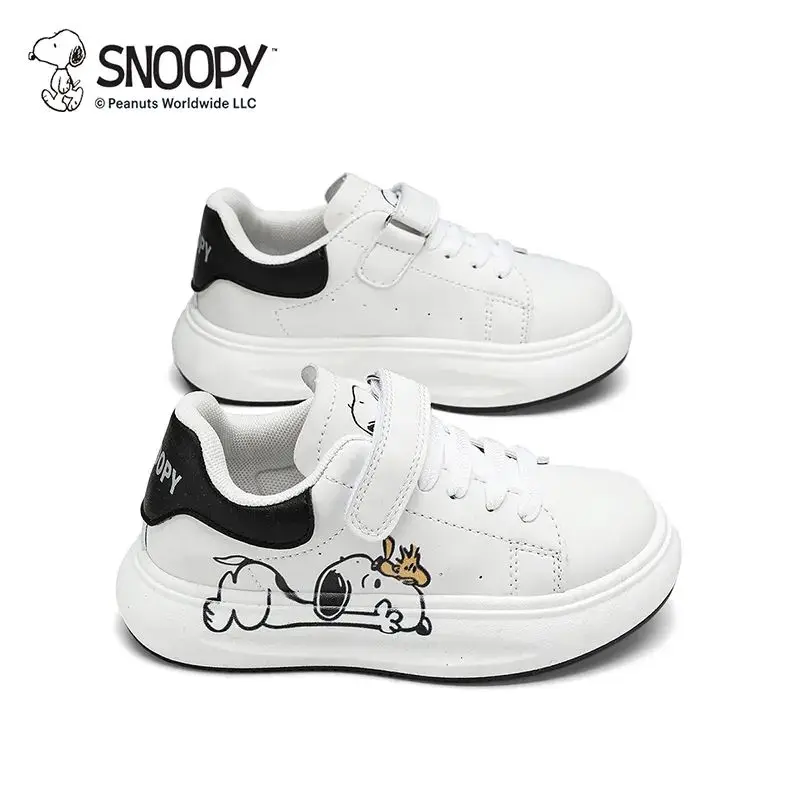 Snoopy Kawaii Anime Cartoon Series Winter New Boys Trend Versatile Velcro Shoes Casual Shoes Student Birthday Gift Wholesale