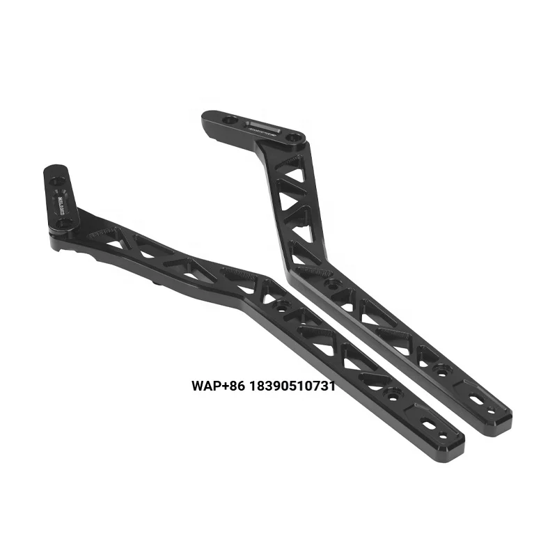 Black3 Softail Motorcycle Modification Parts Club Style Mechanical Arm Subframe Rear Made Steel Aluminum PC Mud Tile Bracket