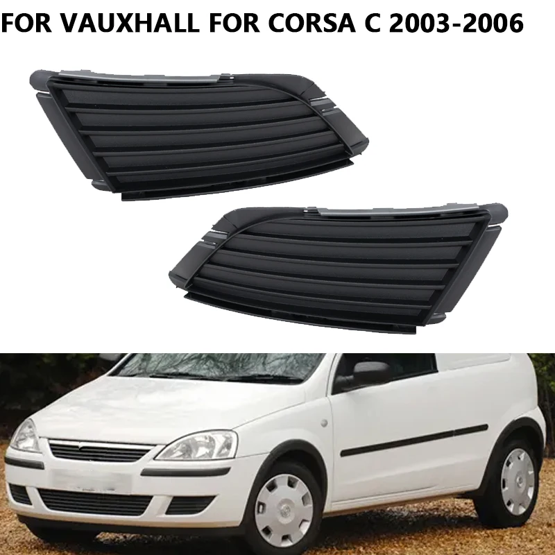 Auto Nebelscheinwerfer Abdeckung Für Vauxhall Corsa C 2003 2004 2005 2006, Untere Nebelscheinwerfer Grille Abdeckung Trim Auto Teile 1400726 1400727