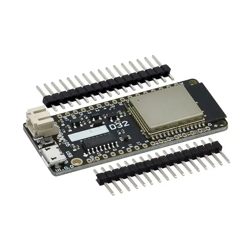 Image 4: LOLIN D32 V1.0.0 - carte wifi et bluetooth basée sur ESP-32 esp32 ESP-WROOM-32 4MB FLASH Compatible Arduino MicroPython