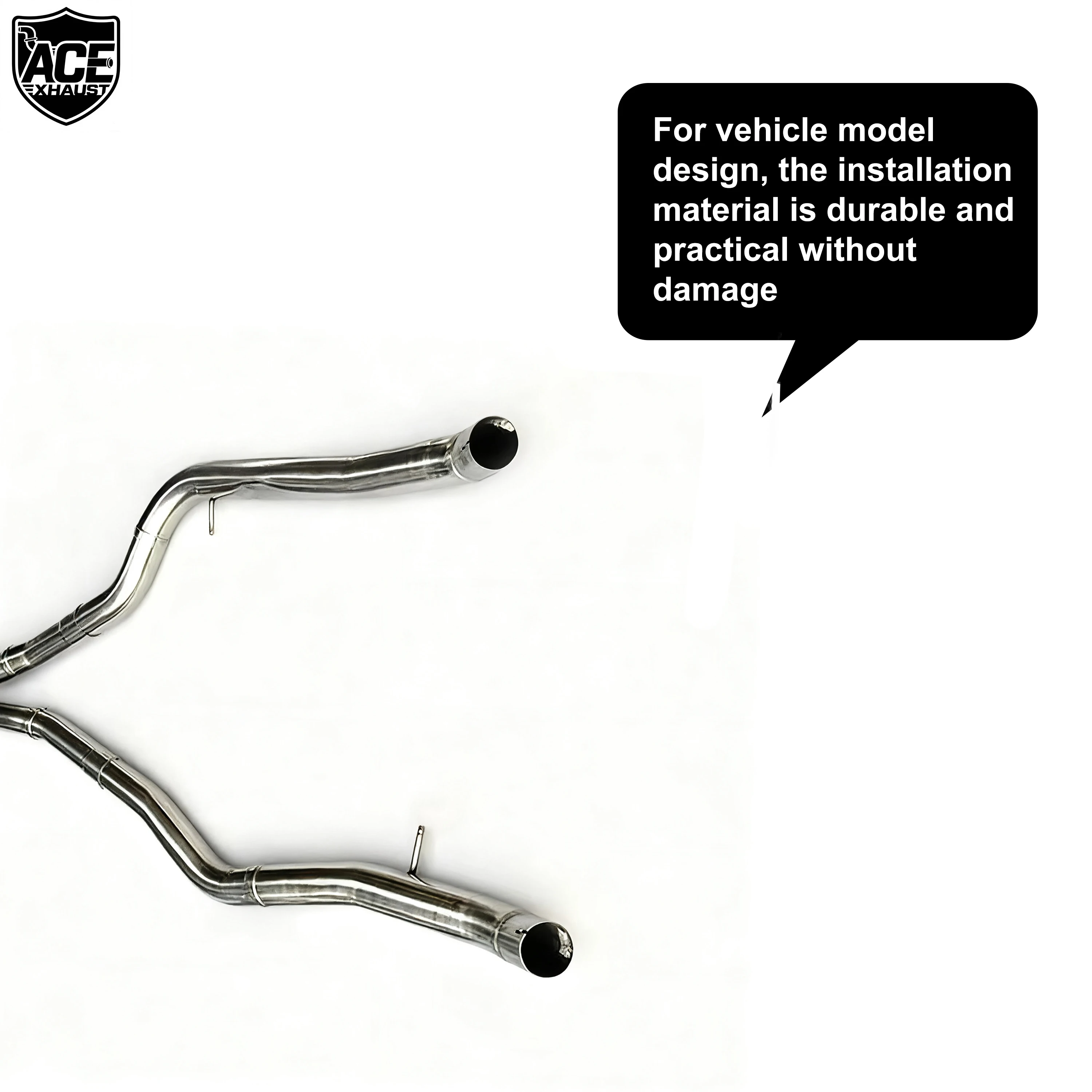 ACE Hochleistungs-Valvetronic-Auspuffanlage für BMW X5M F85 X6M F86 4.4T Plug-and-Play Klappenauspuff mit Schalldämpfer – Detail 8