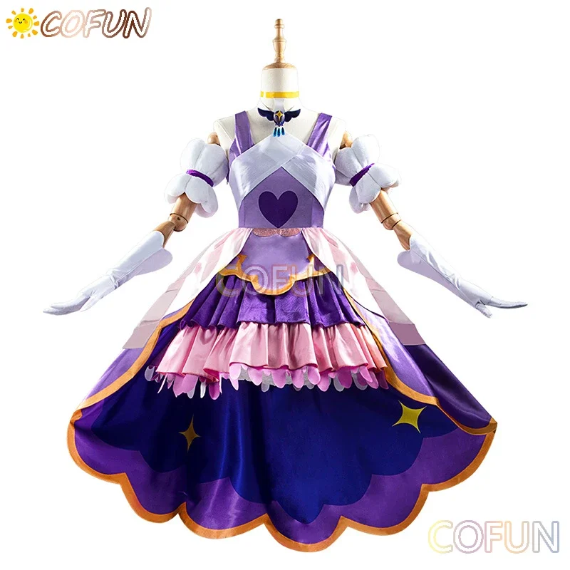 COFUN-Costume Cosplay Anime Aazole Cure Ellee pour Femme, Tenues d'Halloween, Belle Robe, Ensembles Lolita Personnalisés