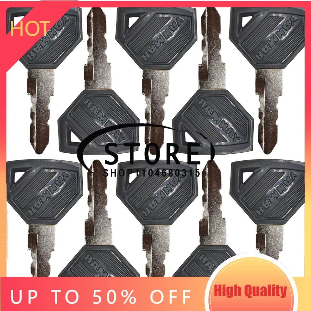 20/10/5/1pcs New 52160 Ignition Keys for Yanmar New Excavator Grader Dozer Grader Dozer