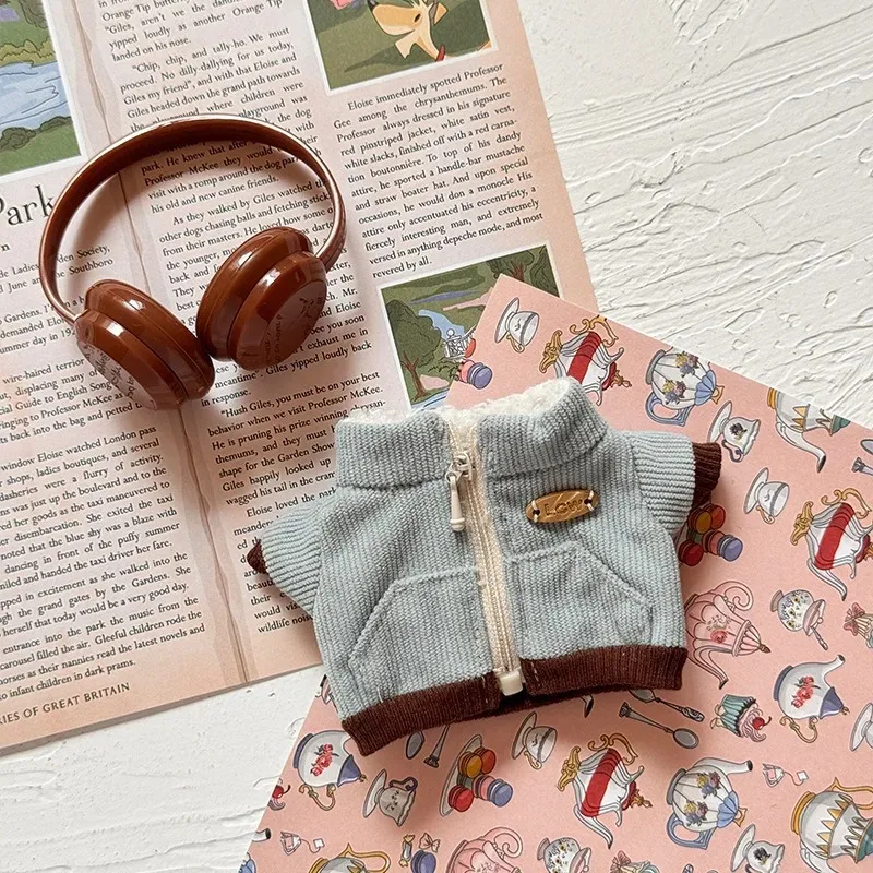 17cm Labubu Doll Clothes Cute College Style Set Doll Accessories Outfit for 17cm Labubu Doll