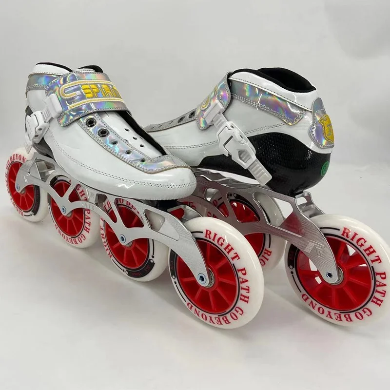 

Professional Roller Skate Inline Speed Skates Professional Shoes 4 Wheels High Rebound Speed Wheels Skates