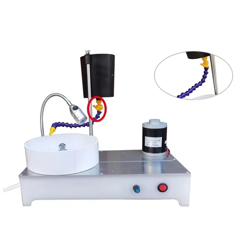 Small Jewelry Stone Polishing Machine Forming Machine Jewelry Jade Faceted Angle Grinder Polishing Machine Tools