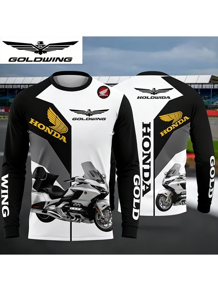 AliExpress Honda Golden Wing Logo Racing Team Bicycle Enthusiasts Male and Female Mountaineers Fast drying Breathable Sports Fashion Long s