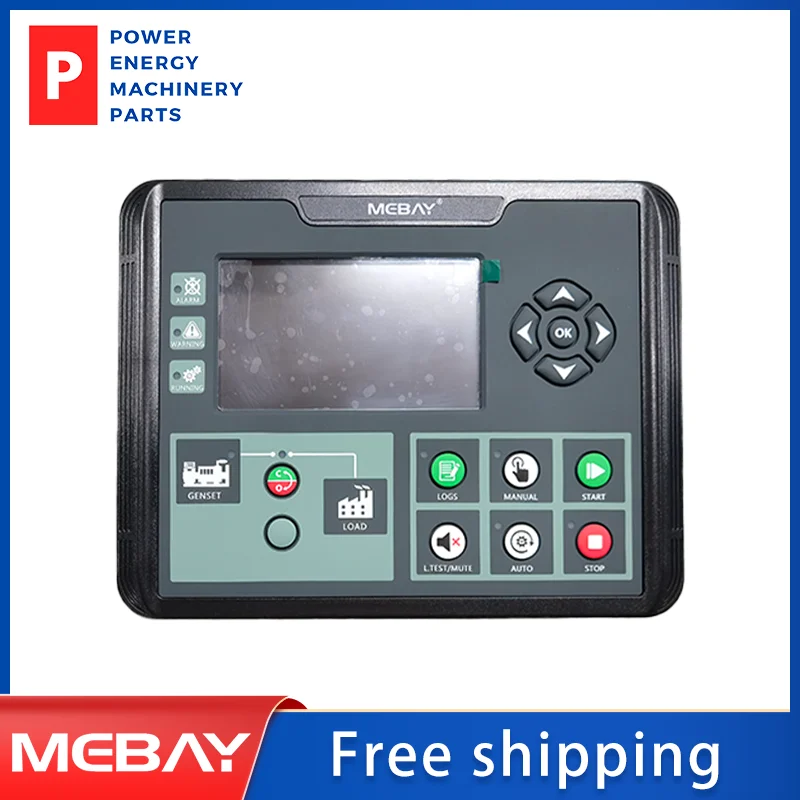 

Genuine DC60DR Diesel Generator Controller Remote Controller Monitoring Generator Control Module with RS485 Port Genset Engine