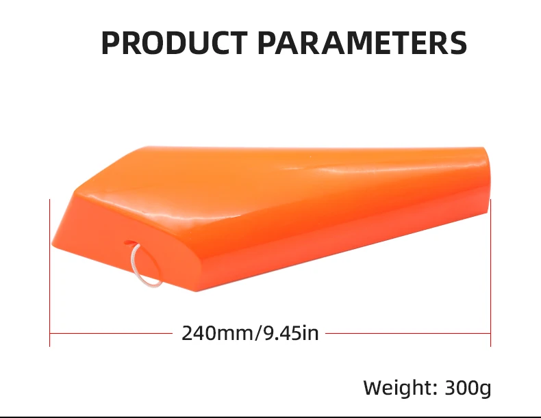 ZYZHE 1/2 Stück 24CM Meeresboot-Schleppangelköder Spezialköder Große Größe Ozean-Oberflächenköder Salzwasser-Schwimmköder Thunfischköder – Detail 2