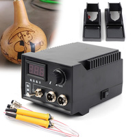 60W Soldering Machine Easy to Operate Digital Display European Gauge Power Tool for Wood and Leather Pyrography