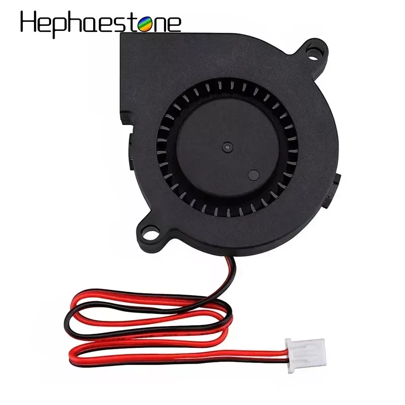 3D Printer Parts Fan 5015 12V/24V Sleeve Bearing Brushless for Reprap Prusa I3 DC Cooling Fan Turbo Fan 5015 with 30cm Line