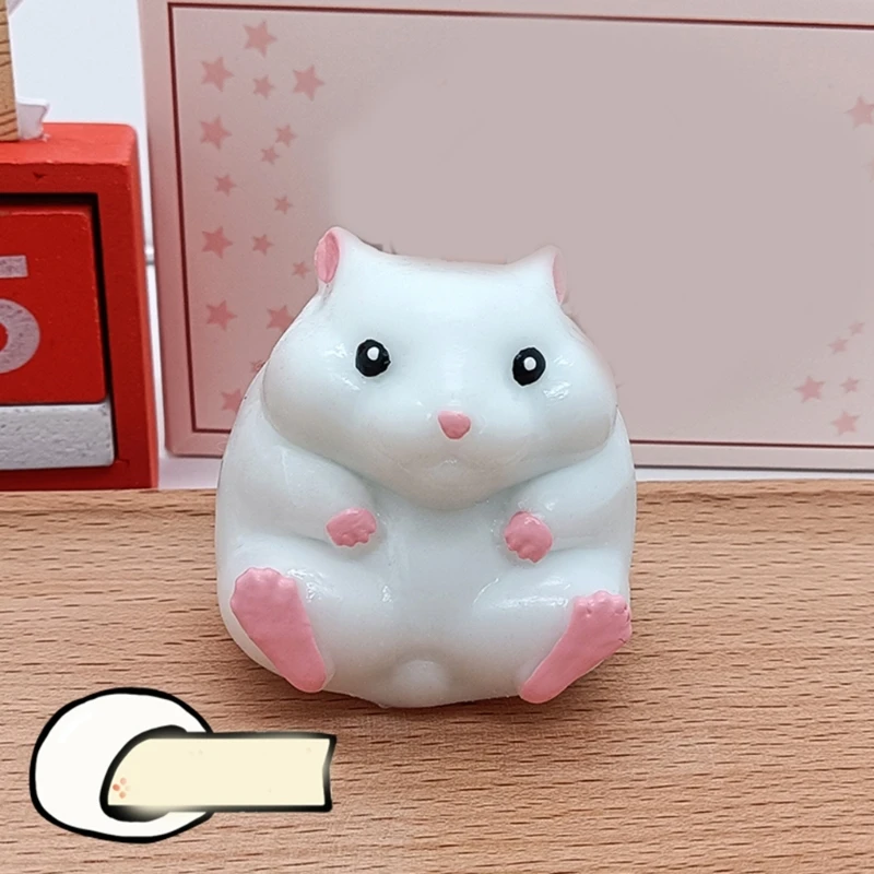 Hamster doux, jouet d'anxiété extensible, nouveauté, soulagement du Stress, jouet décompression au bureau