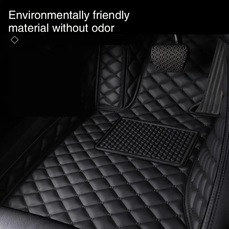 Custom Car Floor Mats Special Carpets Leather Carpet For Dacia Duster Logan Sandero Dokker Car Accessories