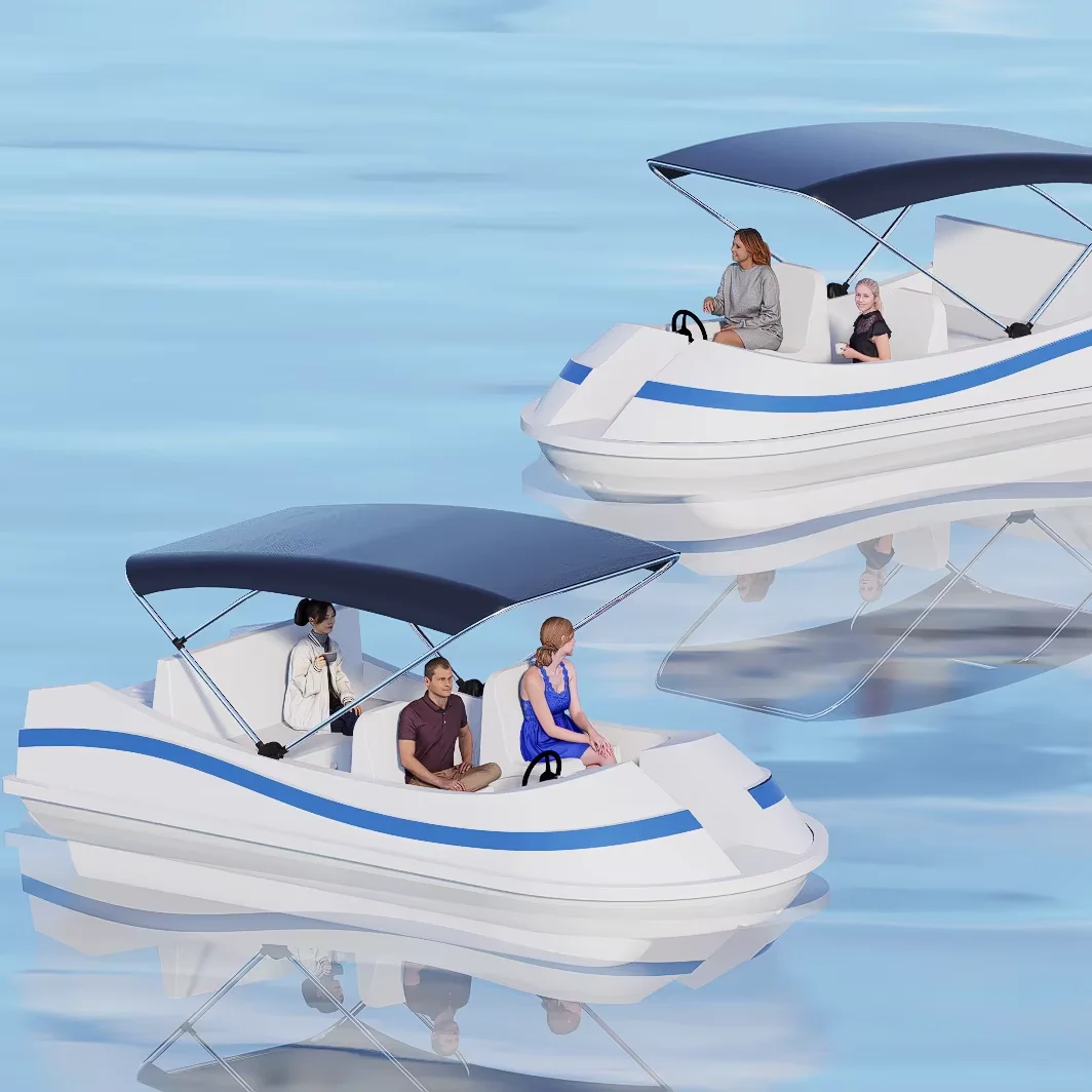 

Friendly Rechargeable Solar Electric Boat with PE Material for Water Park & Residential Use Eco-friendly Sustainable Boating