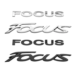1 pçs 3d abs emblema carta cauda do carro tronco traseiro emblema adesivo decoração para ford focus logotipo mk3 mk4 mk6 mk7 mk8 acessórios do carro 12 principais vendas emblema ford - №7
