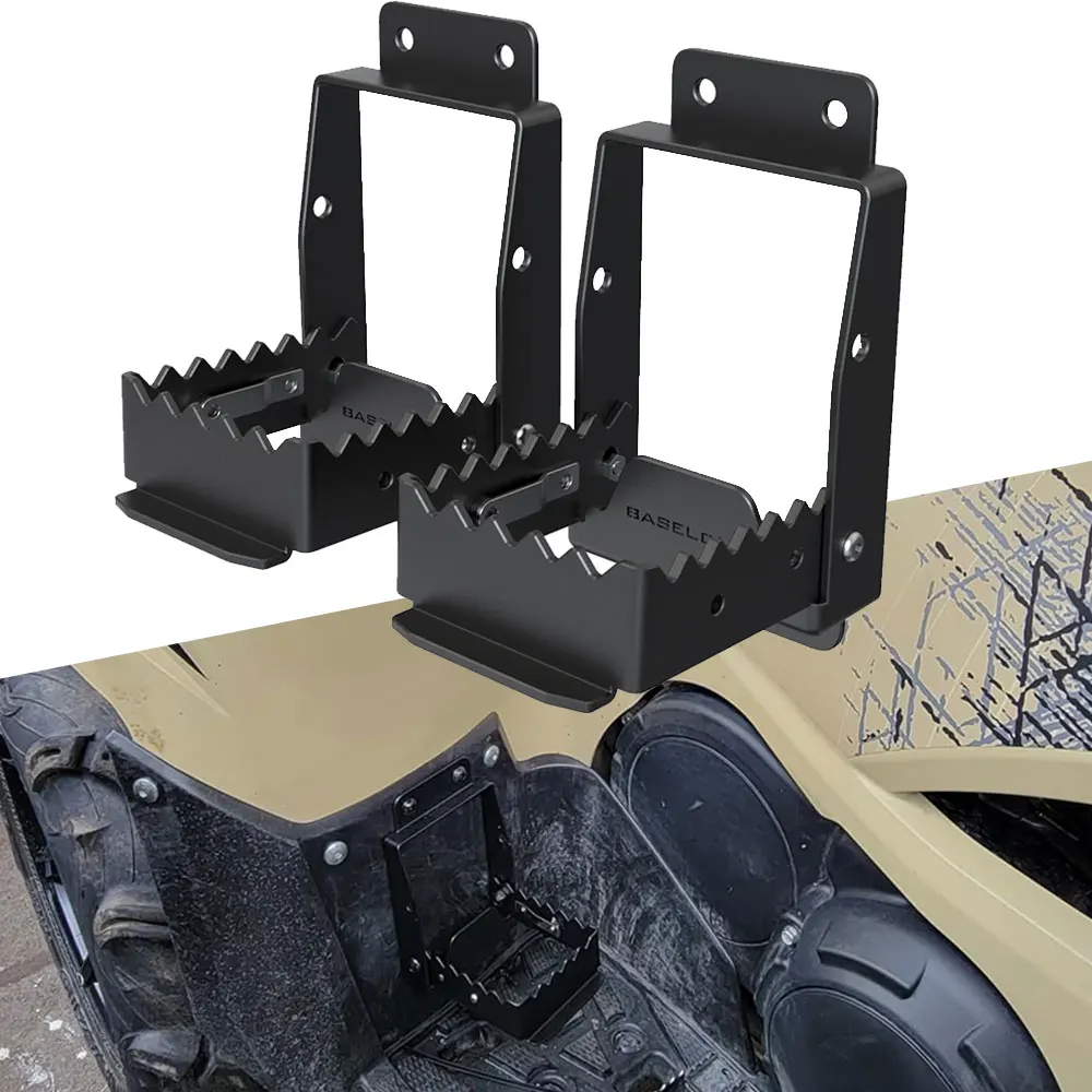 

For Polaris Sportsman 450-1000S 450 H.O./ 570/ 850/ XP 1000/ XP 1000S Scrambler 850/ XP 1000S Universal Foot Pegs Rest Pads ATV