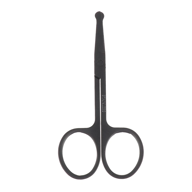 1PC Nose Hair Scissor Stainless Steel Eyebrow Nose Hair Cut Facial Makeup Tool
