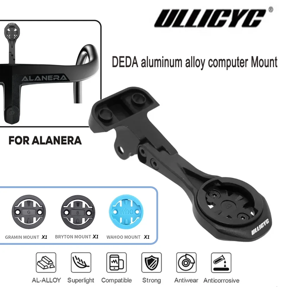 DEDA Aluminum Alloy Computer Mount for Deda ALANERA/ALANERA DCR Integrated Handlebar with Garmin/Bryton/Wahoo/CATEYE Bike Parts