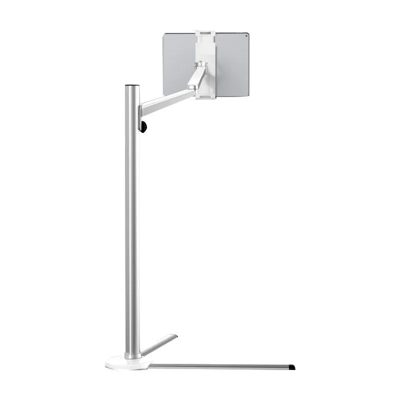 UP-6S Aluminum Alloy Bedhead Tablet Phone Computer Stand Universal Folding Three Leg Floor Lazy Stand