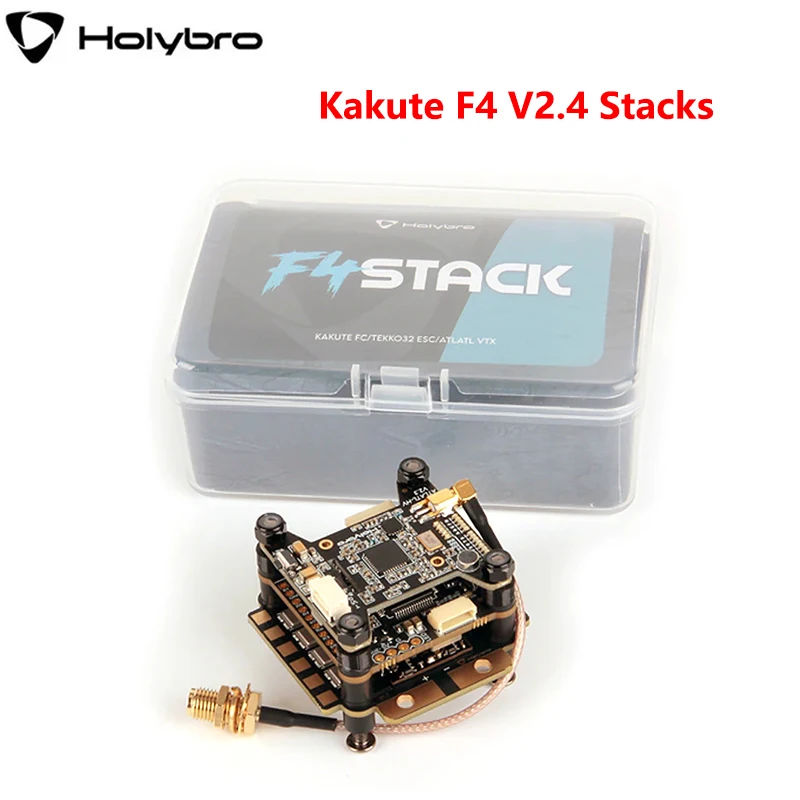 HolyBro Kakute F4 V2.4 Stacks MPU6000 F4 Kontroler lotu Tekko32 F4 50A / 65A 4w1 ESC Atlatl HV V2 VTX dla dronów FPV