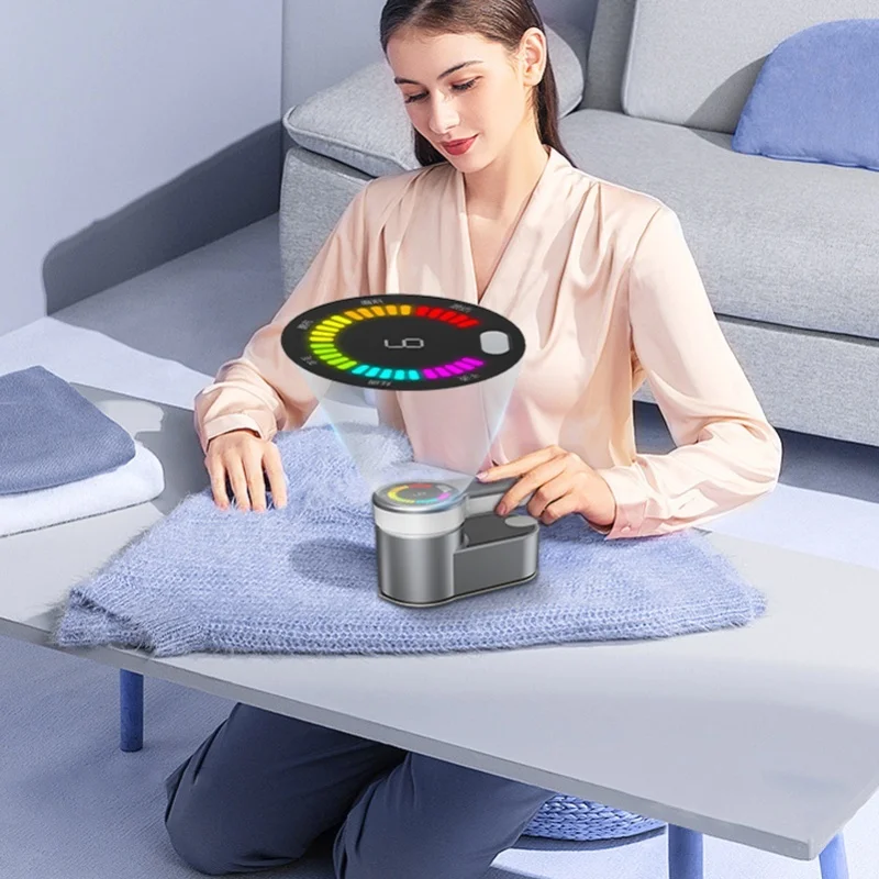 1200W Handheld Steaming Ironing Machine Rotating Handle 6 Gears Adjustable Color Screen Display Dry Wet Wrinkle Remover