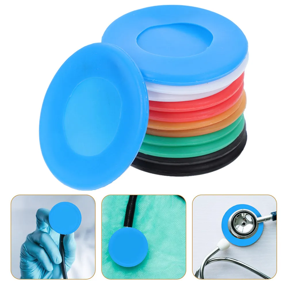 

24Pcs Soft Silicone Stethoscope Covers Comfortable Fit Stethoscope Protector Cover for Diaphragm Protection Reusable Medical