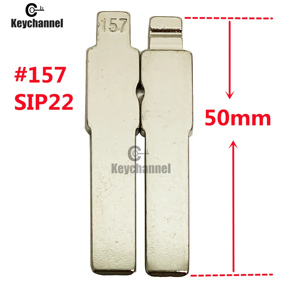 Keychannel 10PCS/LOT LISHI SIP22 #157 Key Blade For KD JMD VVDI Universal Remote Fob For Fiat Punto Ducato Stilo Panda Idea