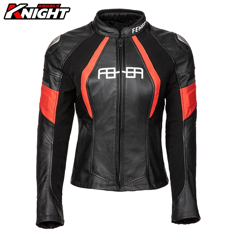 

Motorcycle Jacket Women Winter Warm Leather Moto Jacket Anti Drop Wear Resistant Motocross Riding Protective Clothing