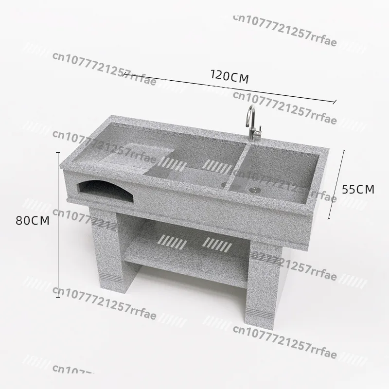 Granite Laundry Pool Stone Splicing Outdoor Pool Marble Laundry Desk Outdoor Vegetable Sink Courtyard Sub-sink