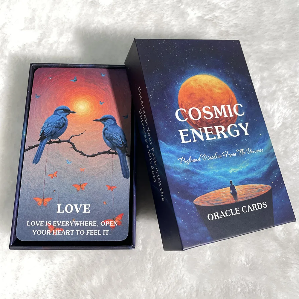 Cosmic Energy Oracle Cards, Spirit Tarot Cards, Universe Wisdom Tarot Deck, Unknown Power Oracle Cards, 12x7cm Cards, Tarot Tips