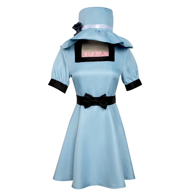 Jeu AnimeSteins Gate Shiina Mayuri fur s، أزياء تنكرية، Py Play fur ses، قبعة، ملابس الحفلات الزرقاء، الهالوين #5