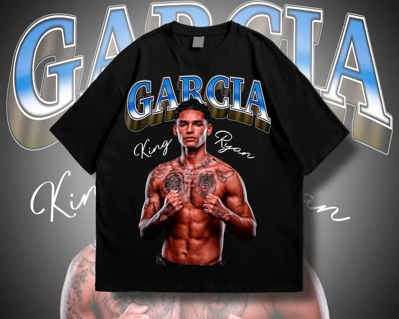 King Ryan Garcia Boxing Tee, DTF/DTG Ready, Instant Download