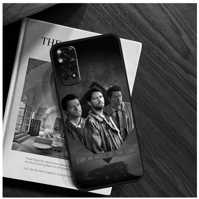 Supernatural Castiel Case For Xiaomi Redmi Note 13 11 10 9 8 12 Pro Plus 12S 11S 10S 9S 10A 9C 10C 12C 13C Funda