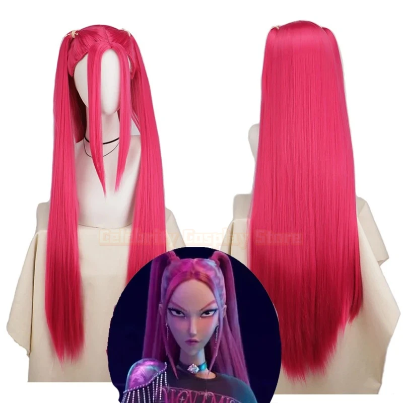 

New 2026 Anime Lumi Mira Cosplay Wig Anime KPop Demon Cos Hunters Superstar Top Wigs Girl Group Women Halloween Party