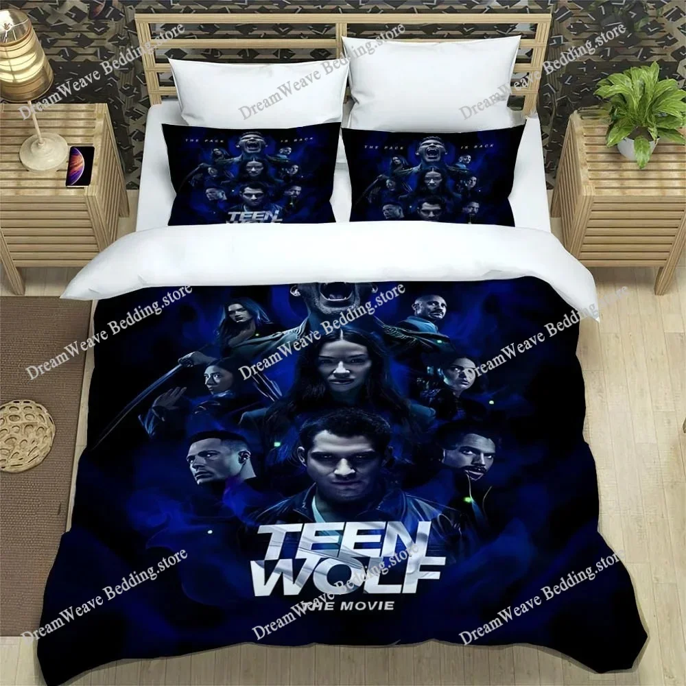 

3D Print TV Series Teen Wolf Bedding Set Boys Girls Twin Queen King Size Duvet Cover Pillowcase Bed boys Adult Home Textile96396