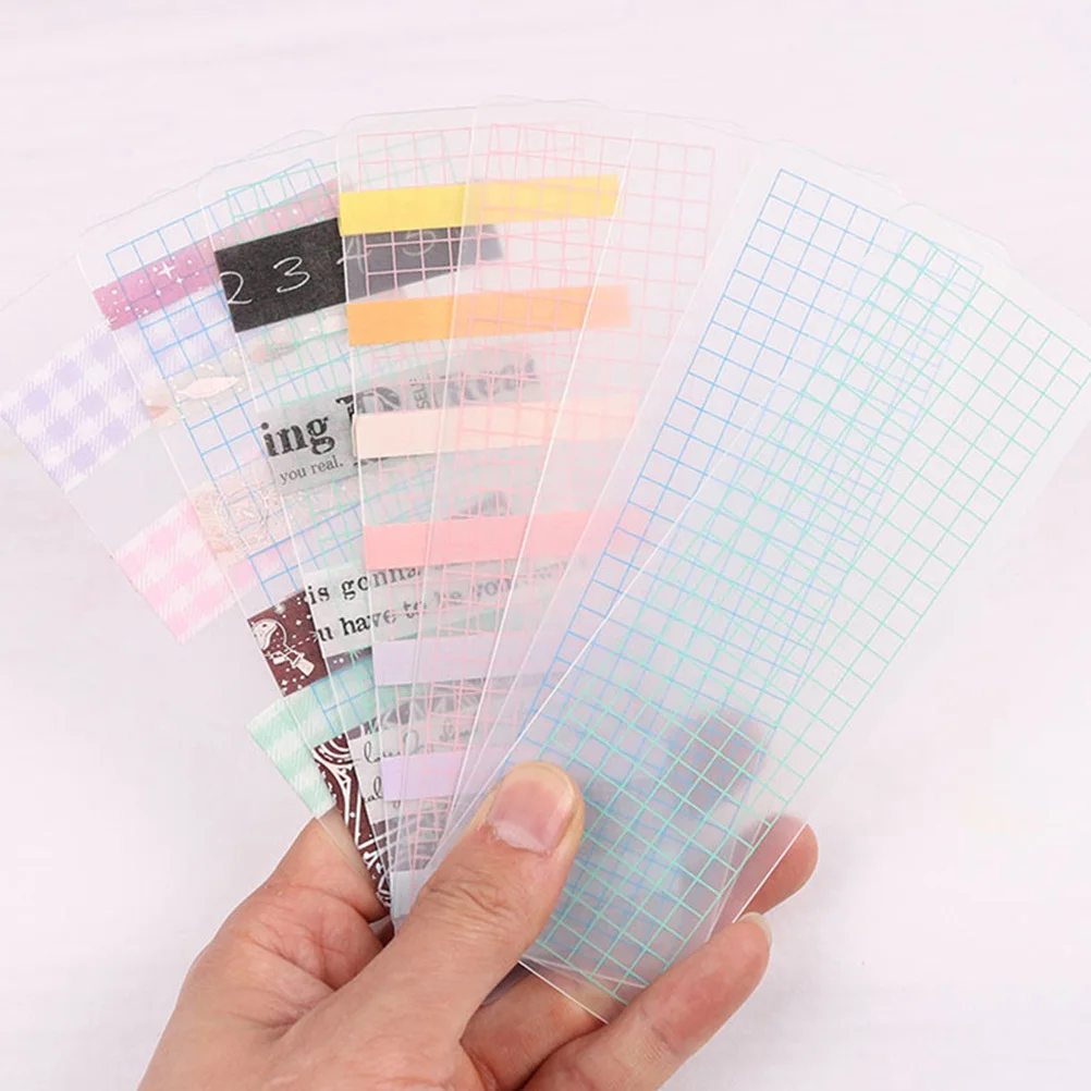 50pcs Washi For Office School Home Outdoor Sub-Packing Dispensers Dispensing Tape Packing Boards Use Tape Organizer Boards