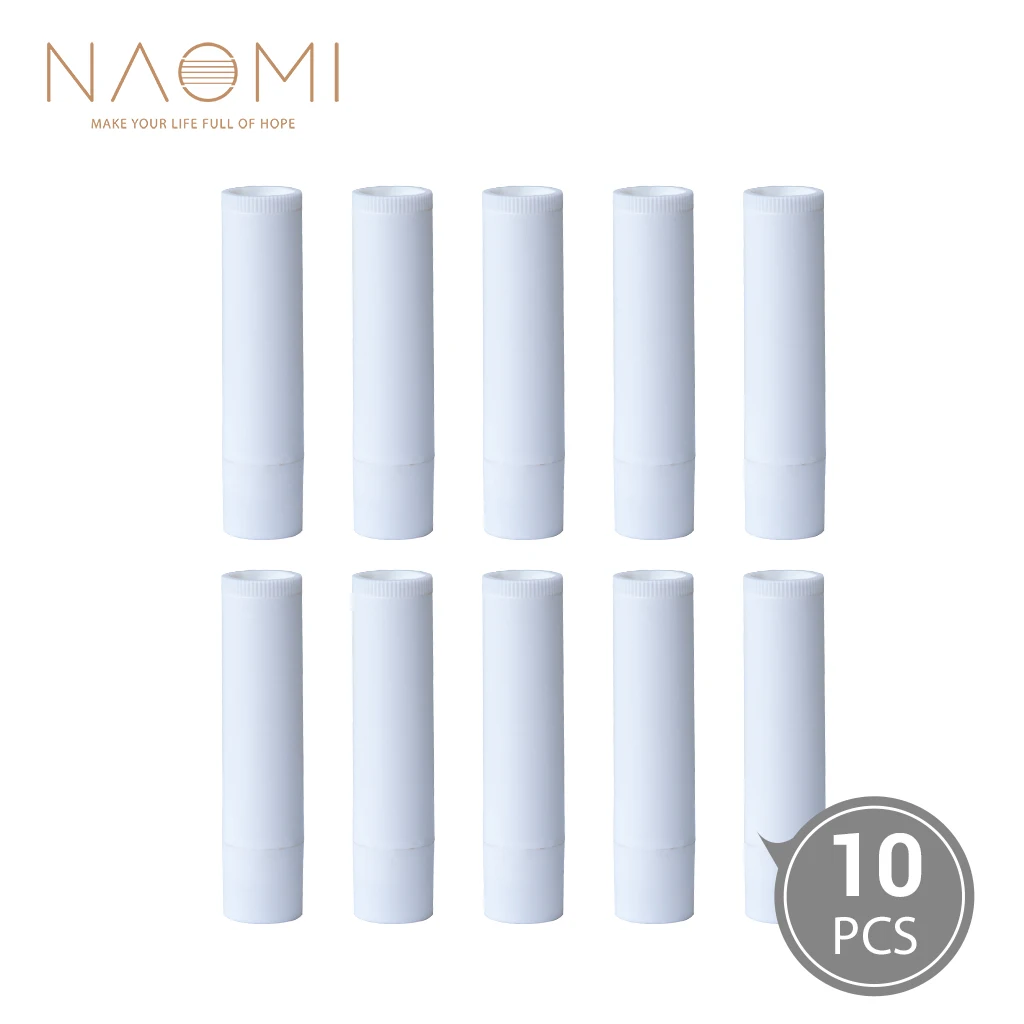 

NAOMI 10pcs Tubes Cork Grease For Flute Oboe Clarinet Saxophone Reed Instruments