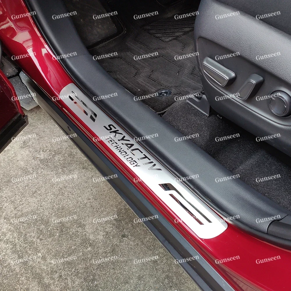 

Аксессуары для Mazda 2 Demio Накладка на порог Накладка на педаль авто порог Защитная крышка для автомобиля Стайлинг наклейка 2010 2012 2021