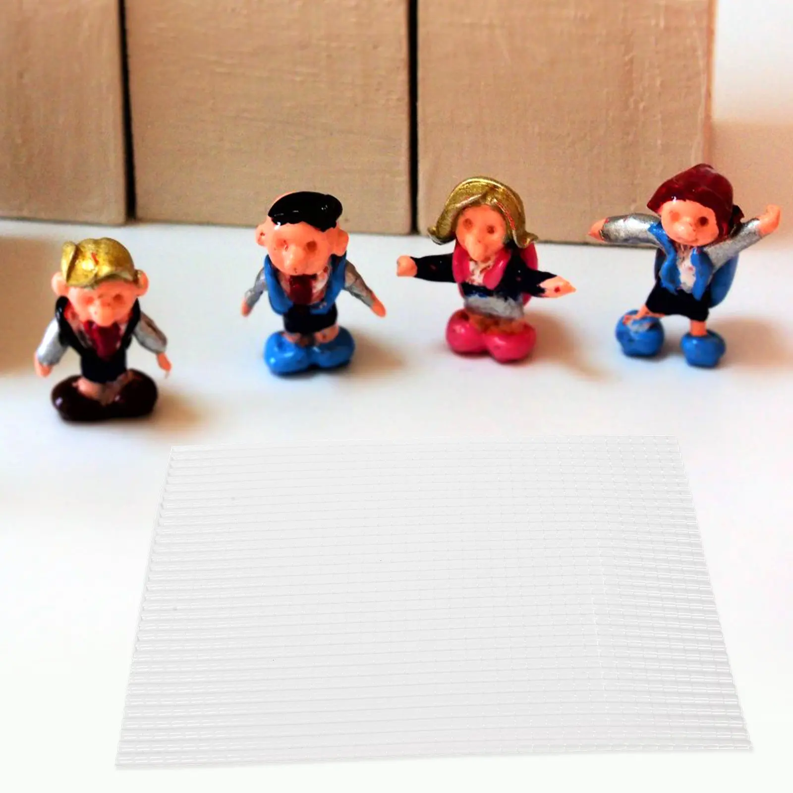 

1 Sheet Miniature Roof Tile Lightweight Mini House Roof Decor DIY Mini Tile Sheet for Miniature Home Accessories