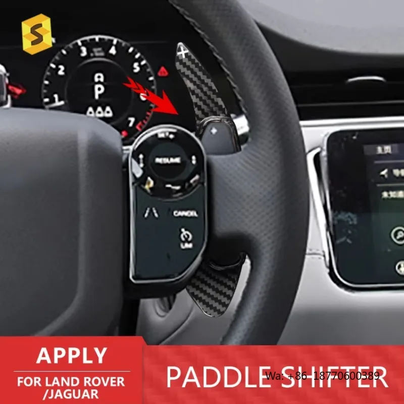 ES Car Interior Accessories Discover God  Real Carbon Fiber Paddle Extensions For Land Rover Jaguar