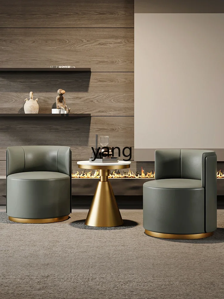 yjq light luxury sales office reception negotiation tables and chairs hotel rooms leisure single sofa