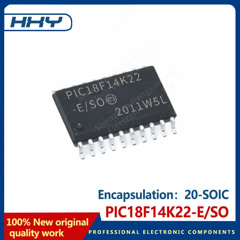 10PCS PIC18F14K22-E/SO 20-SOIC package microcontroller, single chip microcomputer