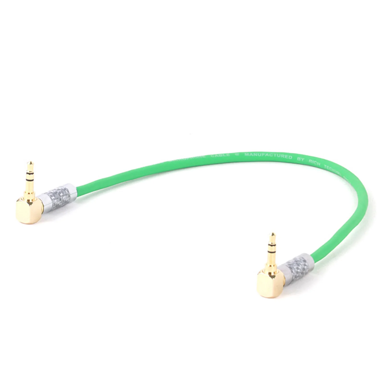Hochwertiges rechtwinkliges Dual 3,5mm Stereo-Stecker kabel Profession elles Audio kabel Mikrofon Kamera Lautsprecher Sound verstärker – Detail 7